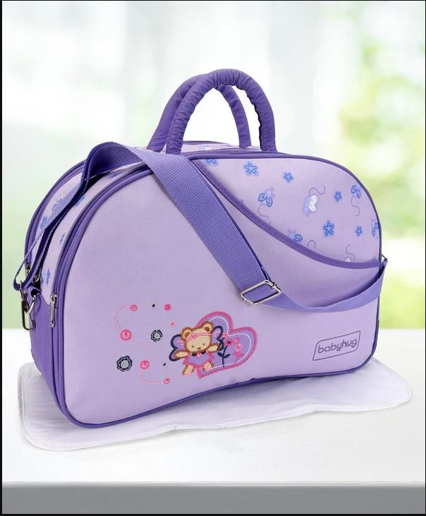 Baby Sunny Day Diaper Bag Bear Purple - Sunshine