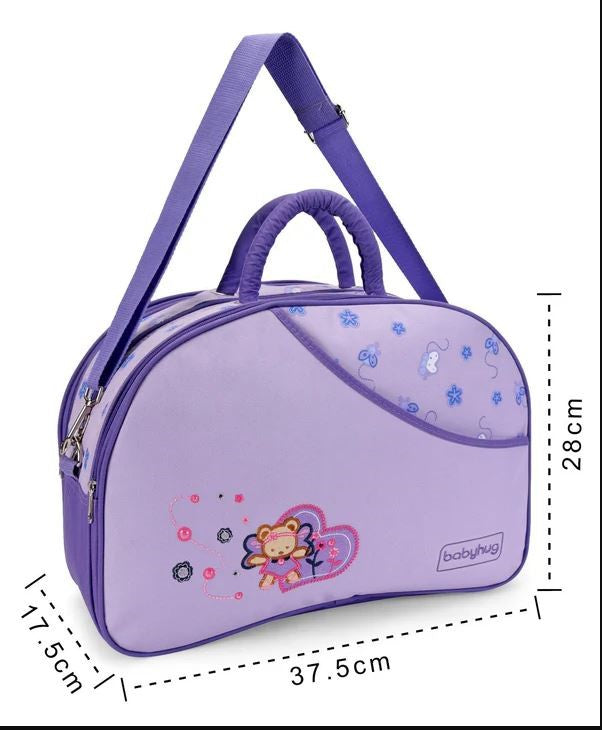 Baby Sunny Day Diaper Bag Bear Purple - Sunshine