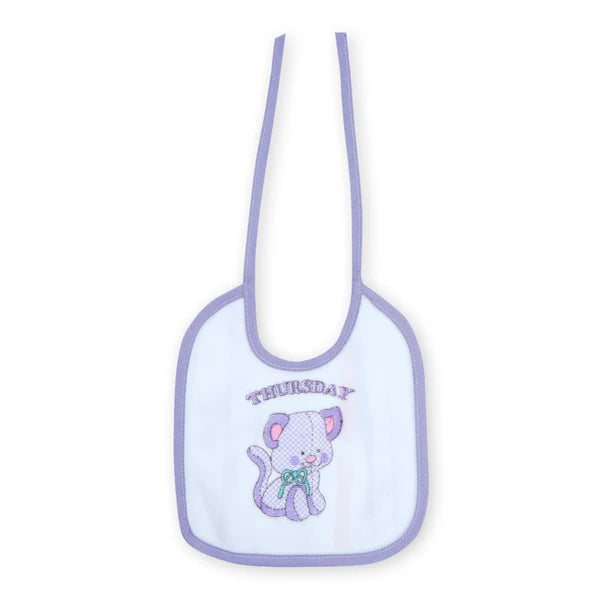 Imported Waterproof Seven Days Baby Bib Sunday Monday Bibs Set