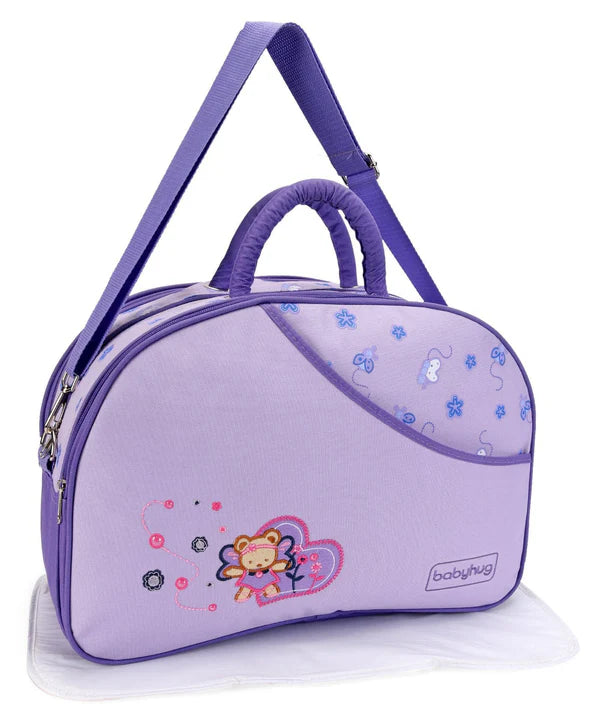 Baby Sunny Day Diaper Bag Bear Purple - Sunshine